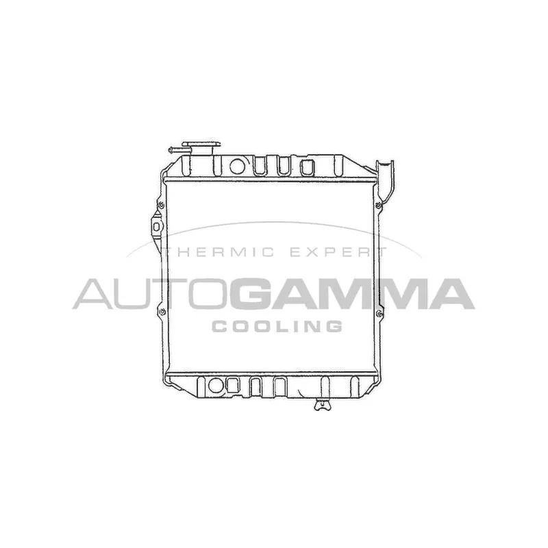 Radiateur, refroidissement du moteur AUTOGAMMA 100240