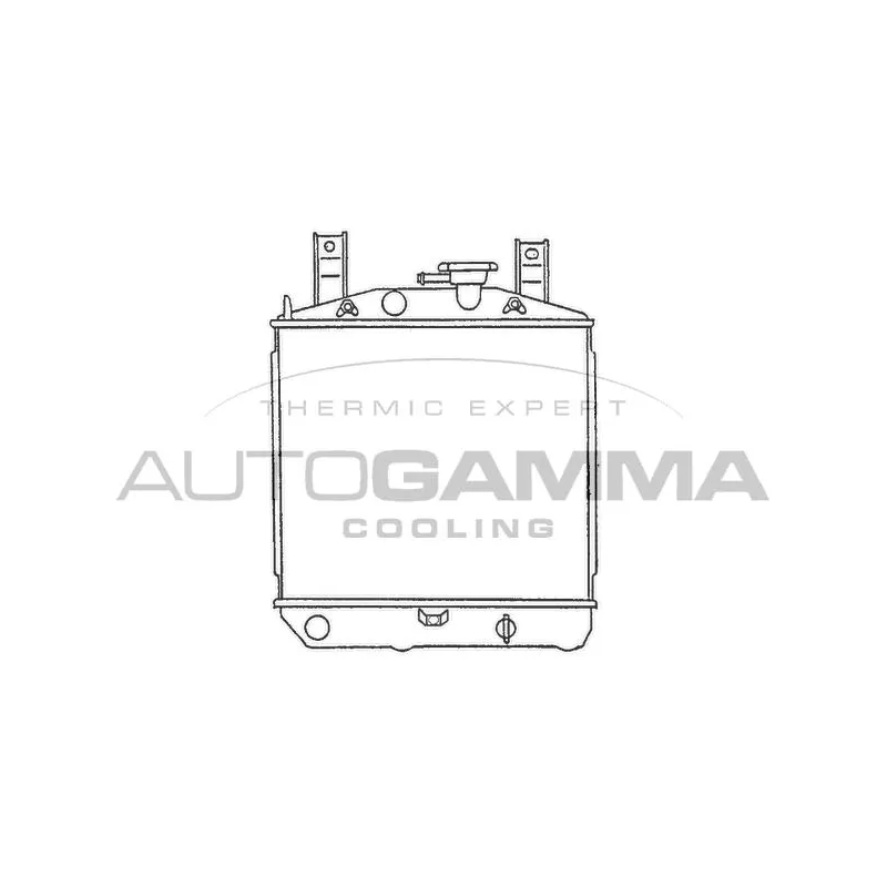 Radiateur, refroidissement du moteur AUTOGAMMA 100242