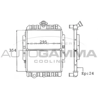 Radiateur, refroidissement du moteur AUTOGAMMA