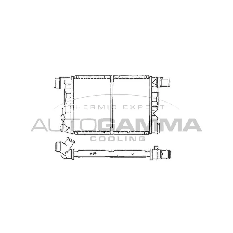 Radiateur, refroidissement du moteur AUTOGAMMA 100263