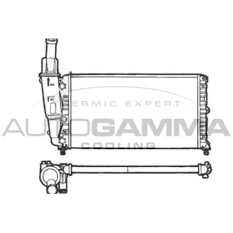 Radiateur, refroidissement du moteur AUTOGAMMA 100292