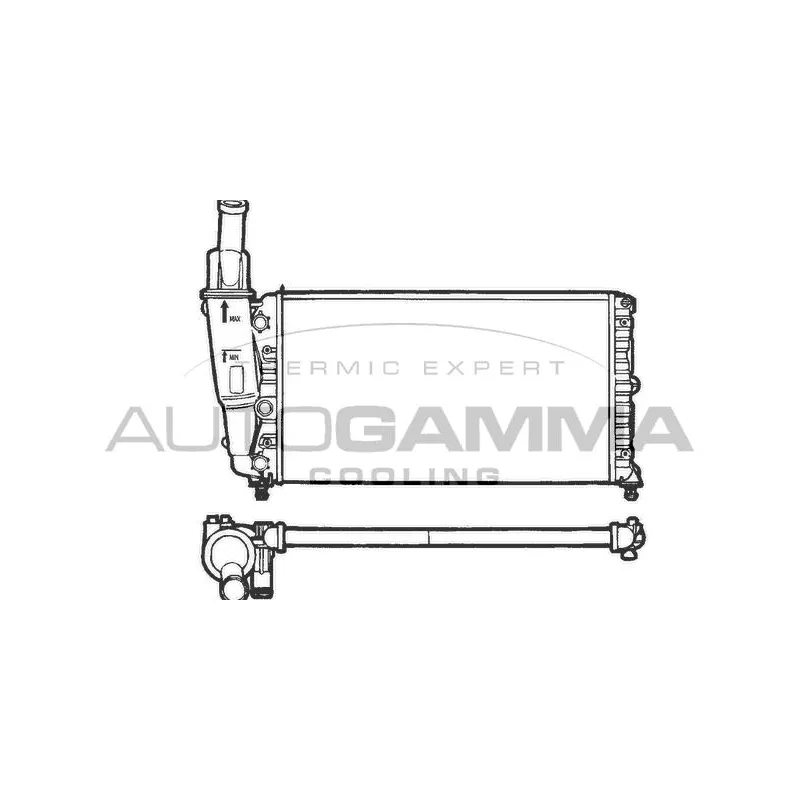 Radiateur, refroidissement du moteur AUTOGAMMA 100292