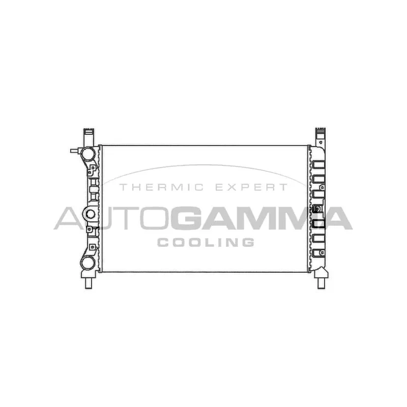 Radiateur, refroidissement du moteur AUTOGAMMA 100318