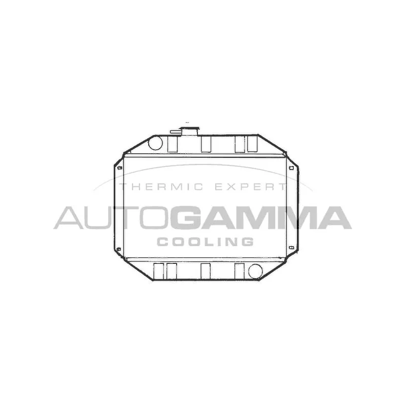 Radiateur, refroidissement du moteur AUTOGAMMA 100320