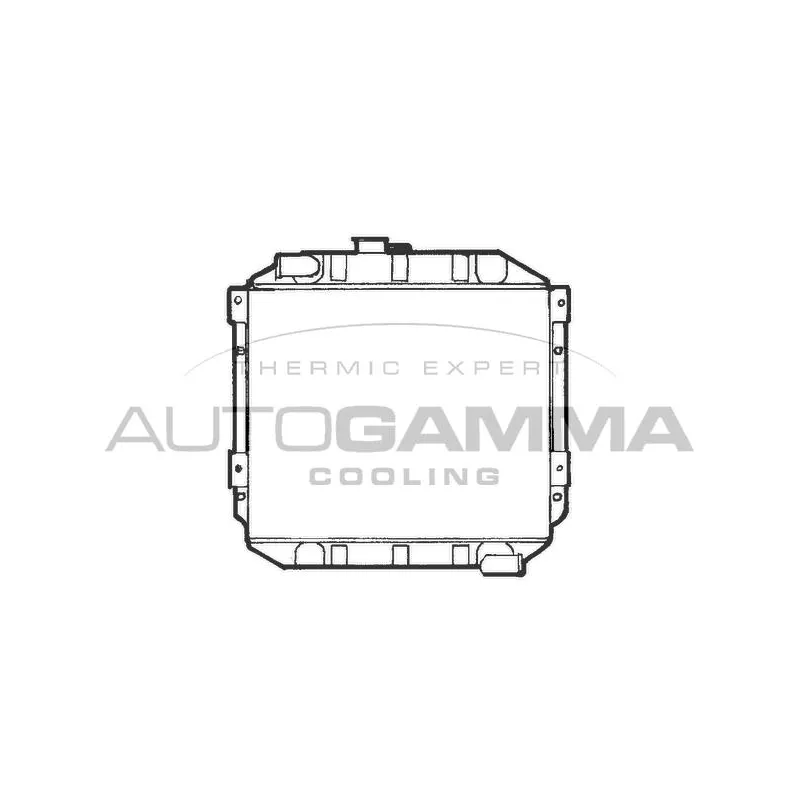 Radiateur, refroidissement du moteur AUTOGAMMA 100325