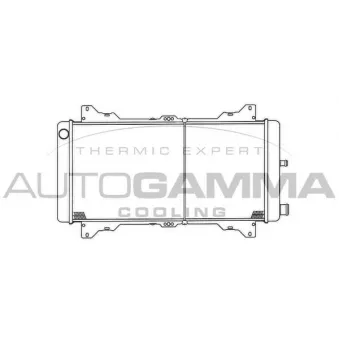 Radiateur, refroidissement du moteur AUTOGAMMA 100336