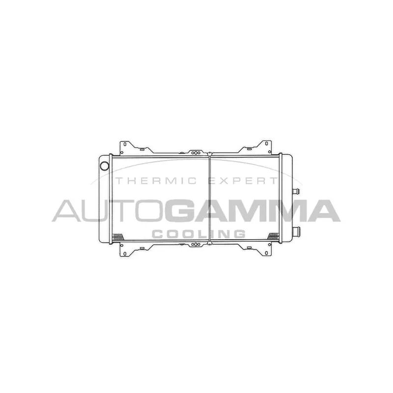 Radiateur, refroidissement du moteur AUTOGAMMA 100336