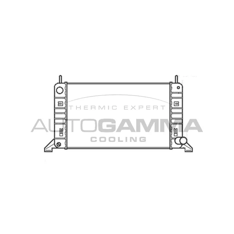Radiateur, refroidissement du moteur AUTOGAMMA 100344