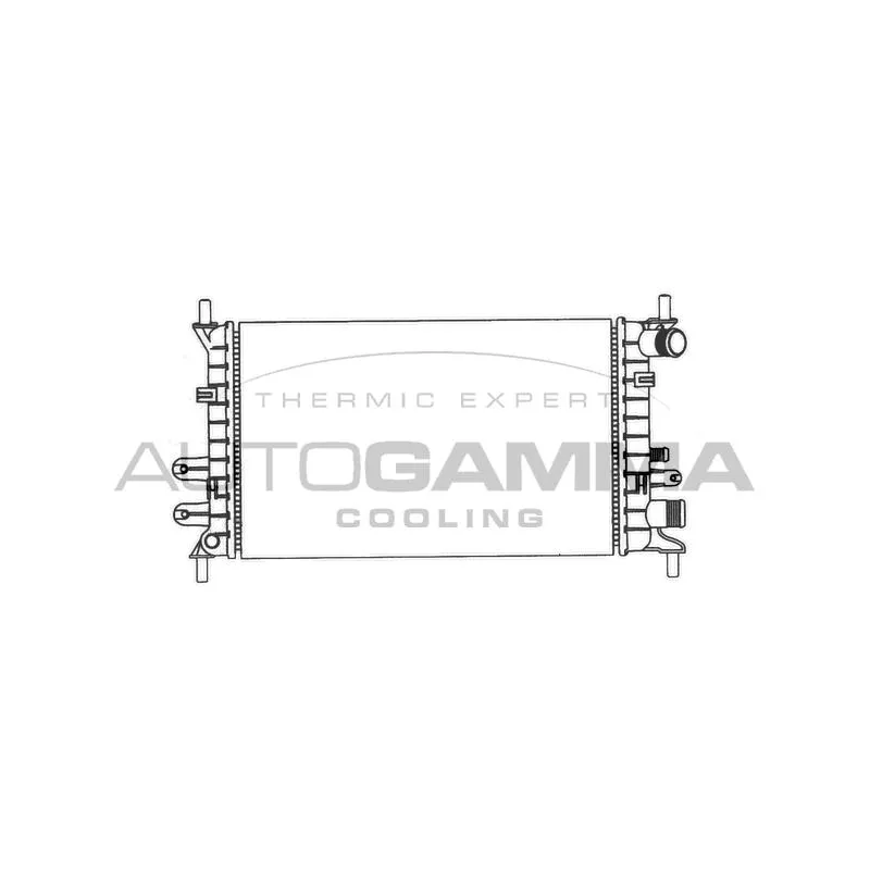 Radiateur, refroidissement du moteur AUTOGAMMA 100345