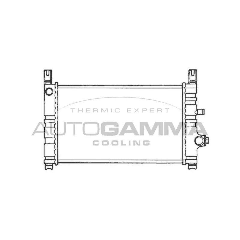 Radiateur, refroidissement du moteur AUTOGAMMA 100355