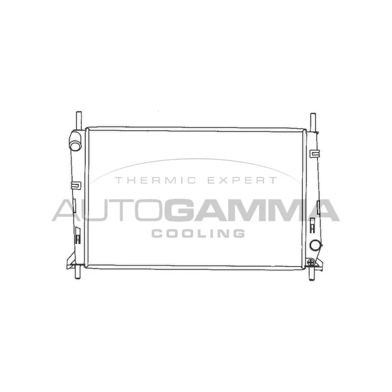 Radiateur, refroidissement du moteur AUTOGAMMA 100370