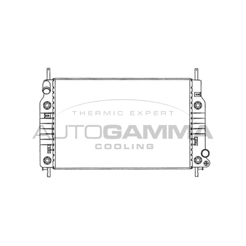 Radiateur, refroidissement du moteur AUTOGAMMA 100371