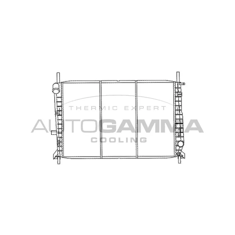 Radiateur, refroidissement du moteur AUTOGAMMA 100372
