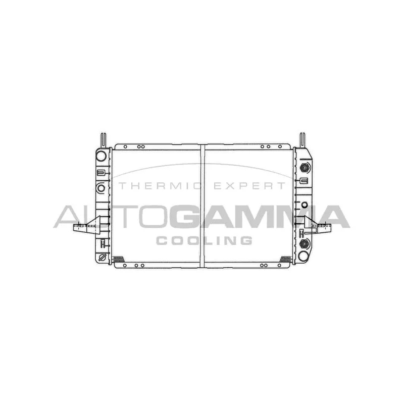 Radiateur, refroidissement du moteur AUTOGAMMA 100380