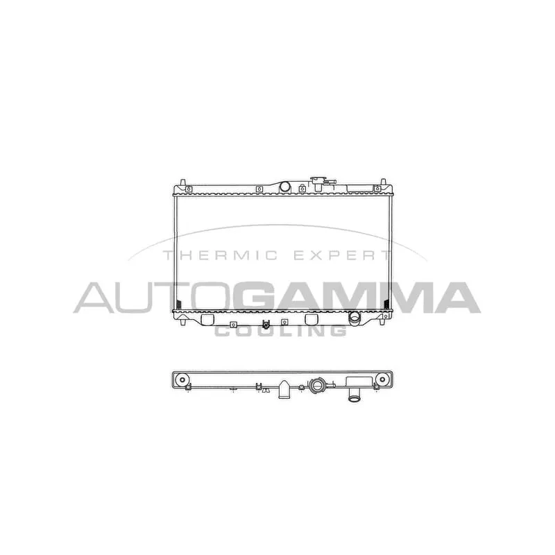 Radiateur, refroidissement du moteur AUTOGAMMA 100406