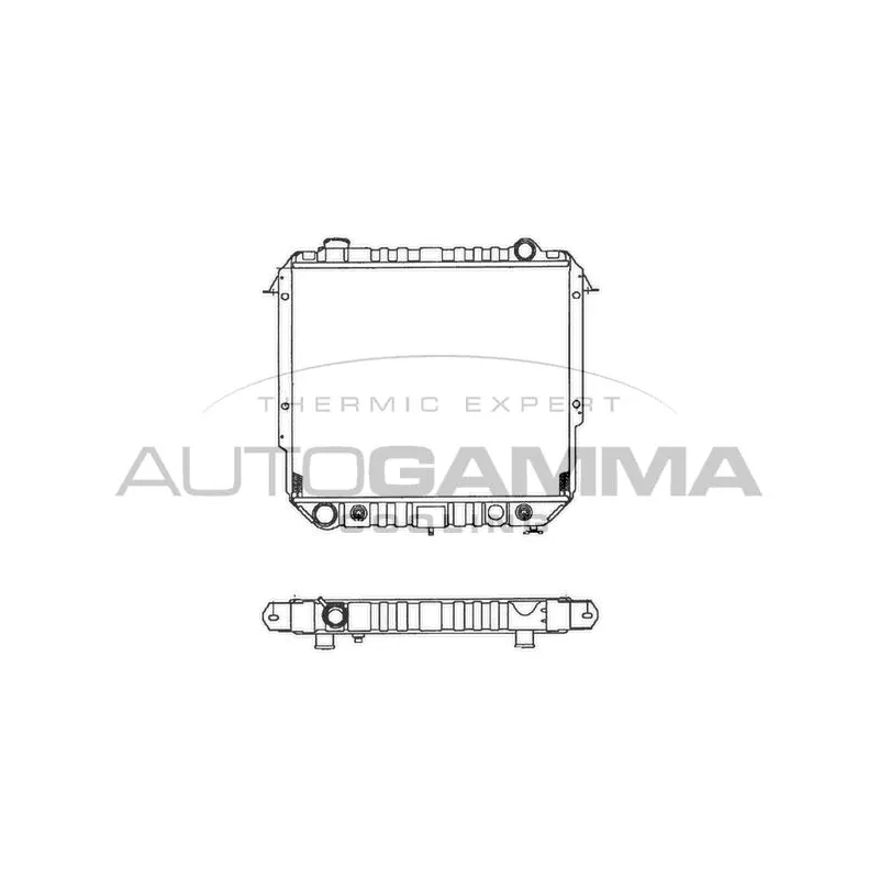 Radiateur, refroidissement du moteur AUTOGAMMA 100441