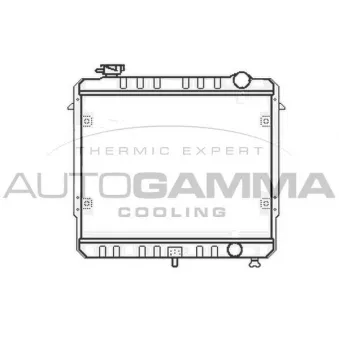 Radiateur, refroidissement du moteur AUTOGAMMA 100442