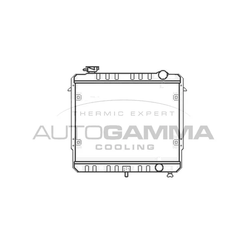 Radiateur, refroidissement du moteur AUTOGAMMA 100442