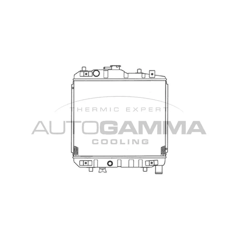 Radiateur, refroidissement du moteur AUTOGAMMA 100472