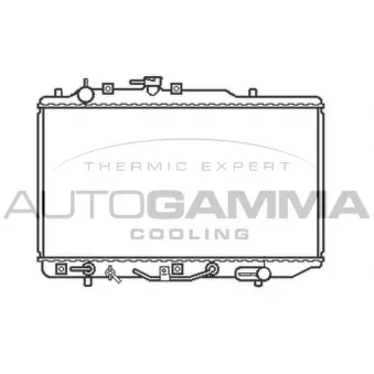 Radiateur, refroidissement du moteur AUTOGAMMA 100476