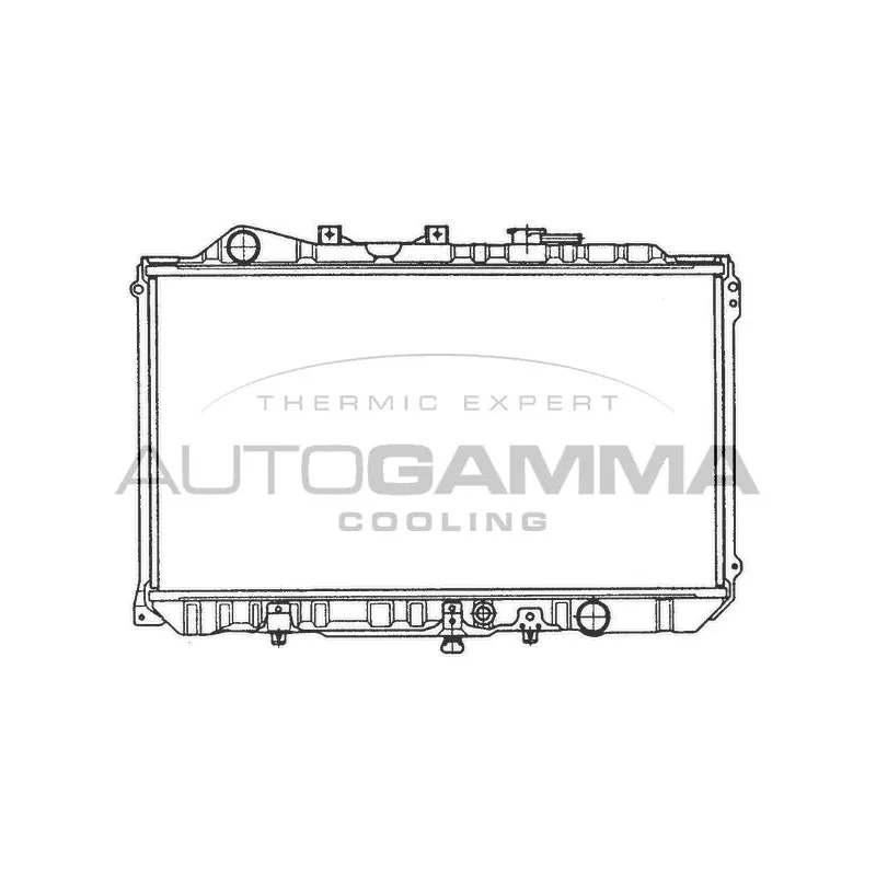 Radiateur, refroidissement du moteur AUTOGAMMA 100497