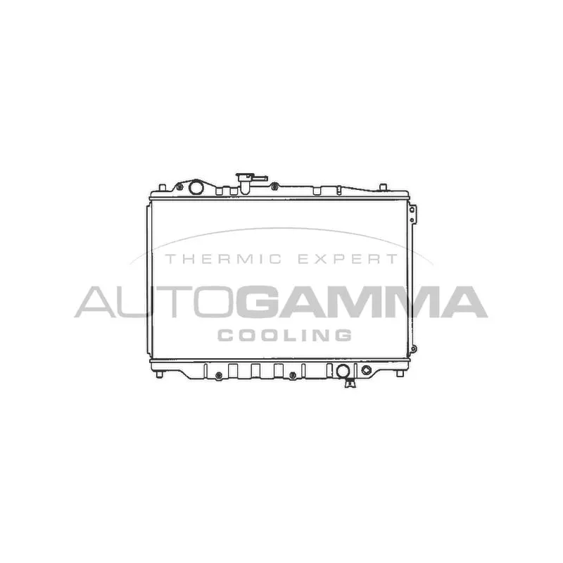 Radiateur, refroidissement du moteur AUTOGAMMA 100499