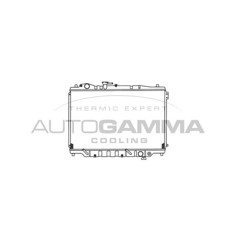 Radiateur, refroidissement du moteur AUTOGAMMA 100502