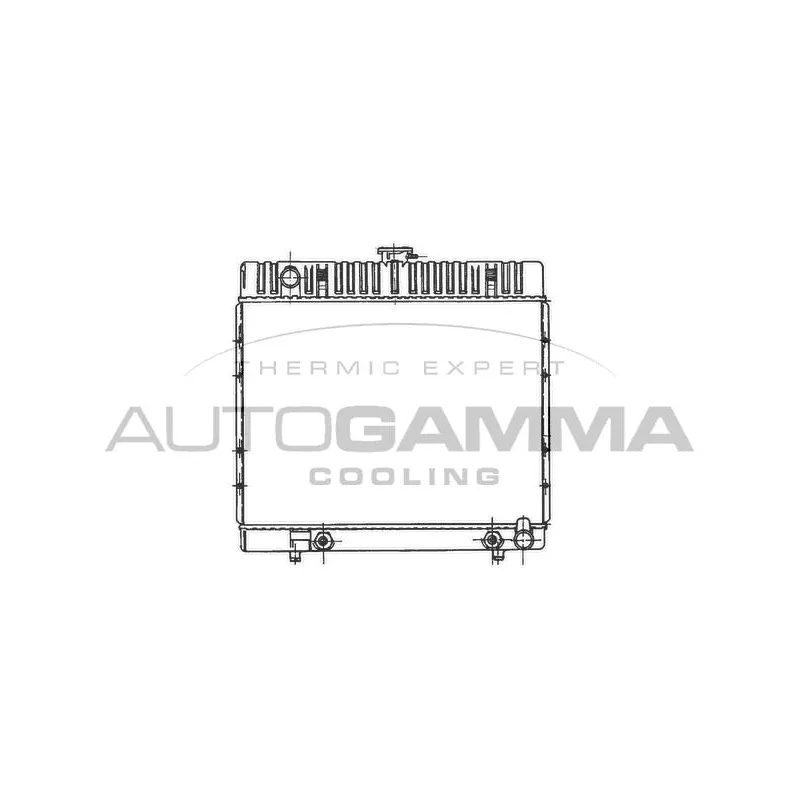 Radiateur, refroidissement du moteur AUTOGAMMA 100533