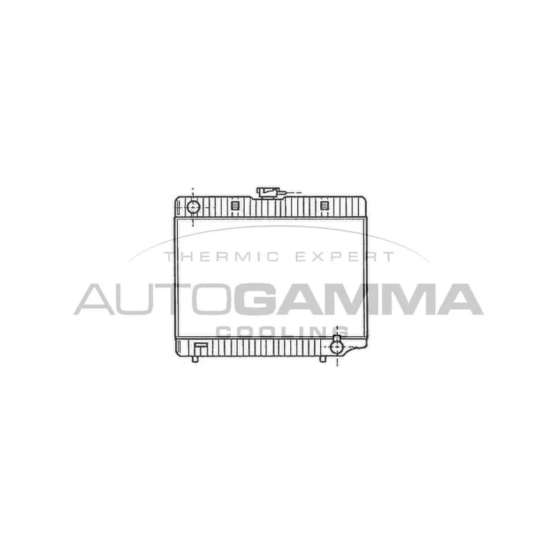Radiateur, refroidissement du moteur AUTOGAMMA 100534