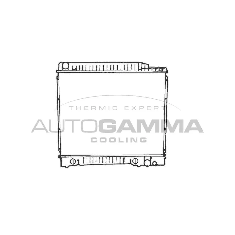 Radiateur, refroidissement du moteur AUTOGAMMA 100537