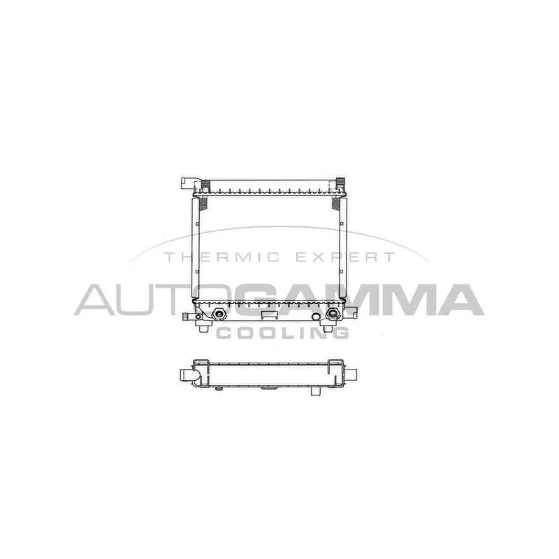 Radiateur, refroidissement du moteur AUTOGAMMA 100541