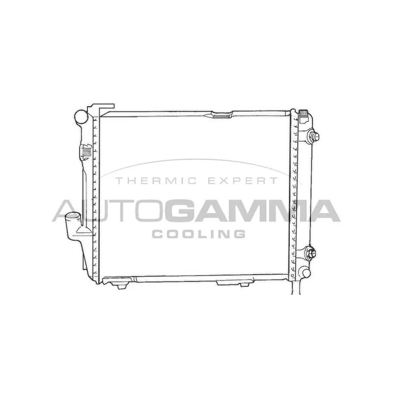 Radiateur, refroidissement du moteur AUTOGAMMA 100544