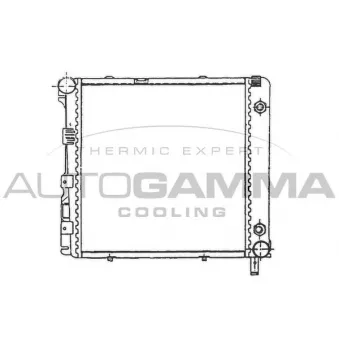 Radiateur, refroidissement du moteur AUTOGAMMA 100548