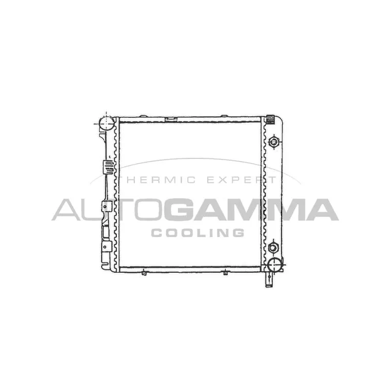 Radiateur, refroidissement du moteur AUTOGAMMA 100548