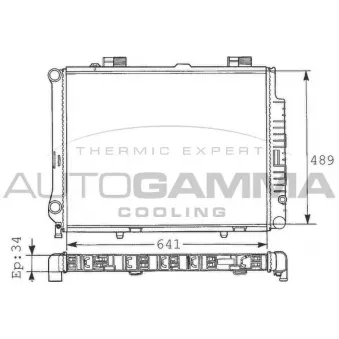 Radiateur, refroidissement du moteur AUTOGAMMA
