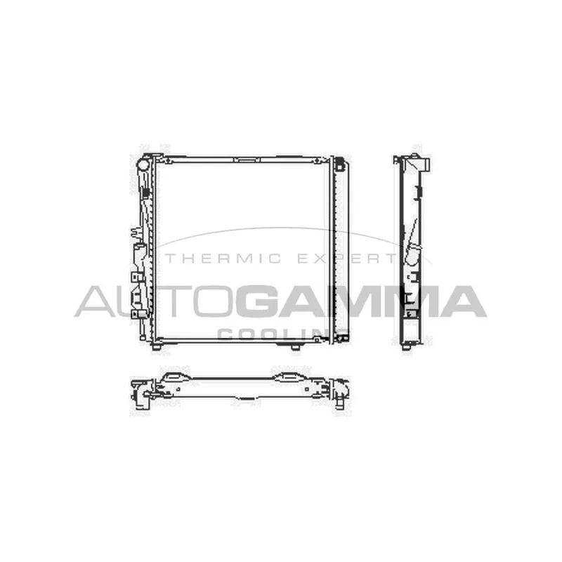 Radiateur, refroidissement du moteur AUTOGAMMA 100559