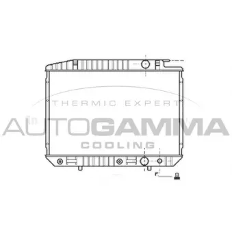 Radiateur, refroidissement du moteur AUTOGAMMA 100561