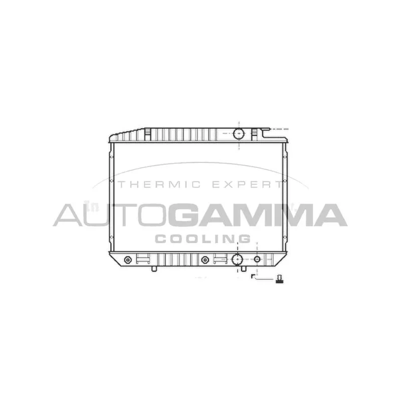 Radiateur, refroidissement du moteur AUTOGAMMA 100561