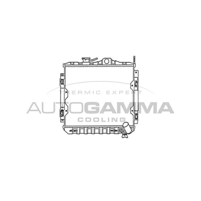 Radiateur, refroidissement du moteur AUTOGAMMA 100568