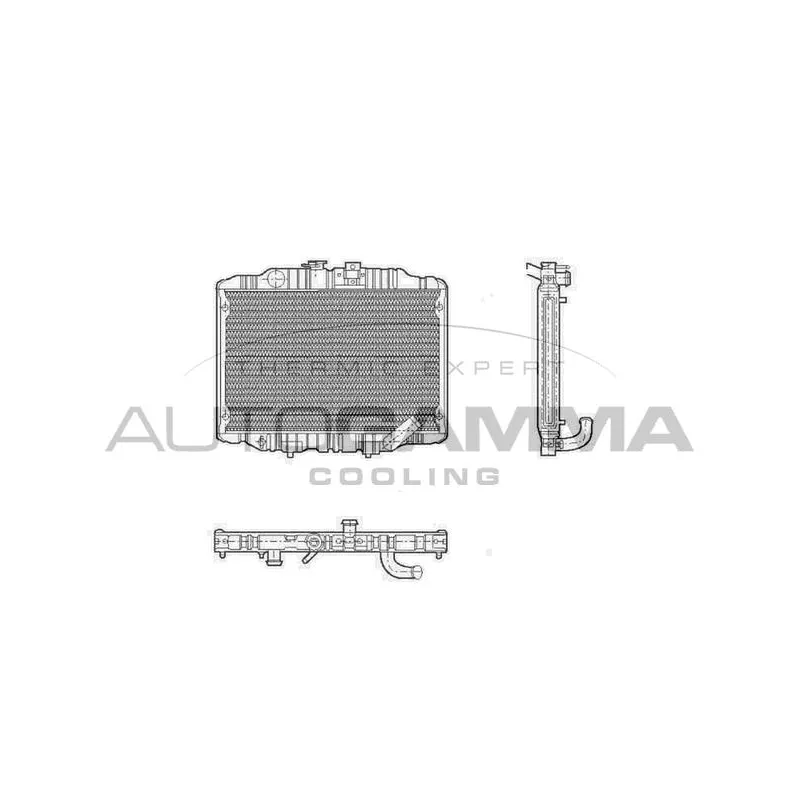 Radiateur, refroidissement du moteur AUTOGAMMA 100590