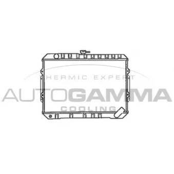 Radiateur, refroidissement du moteur AUTOGAMMA 100595