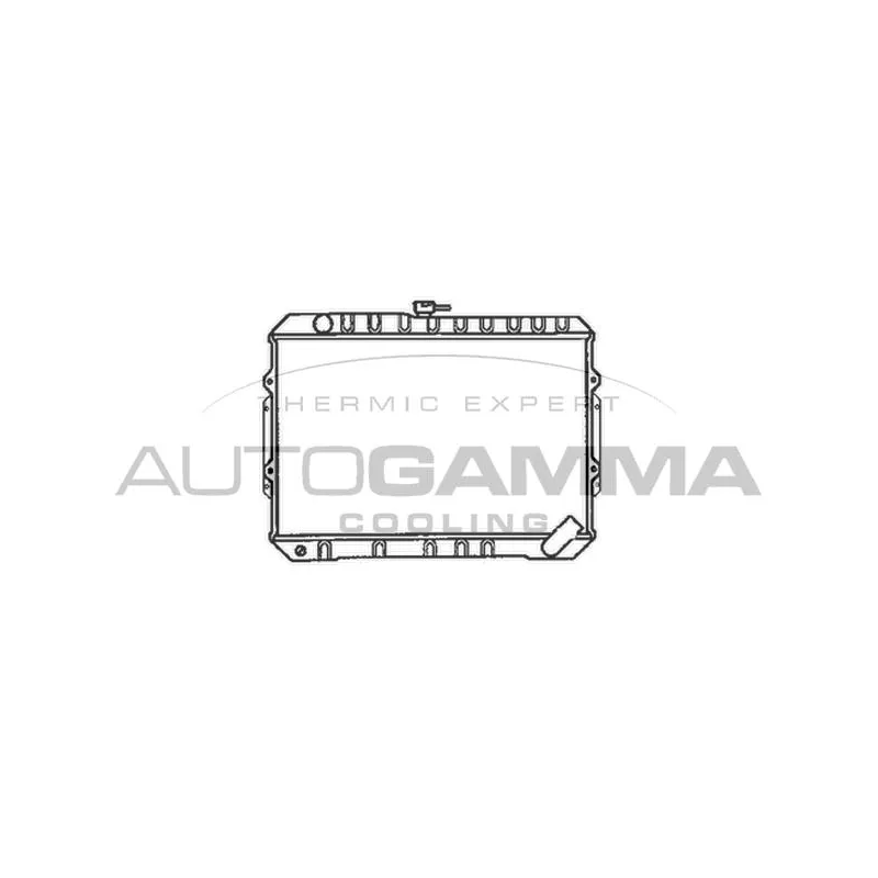 Radiateur, refroidissement du moteur AUTOGAMMA 100595