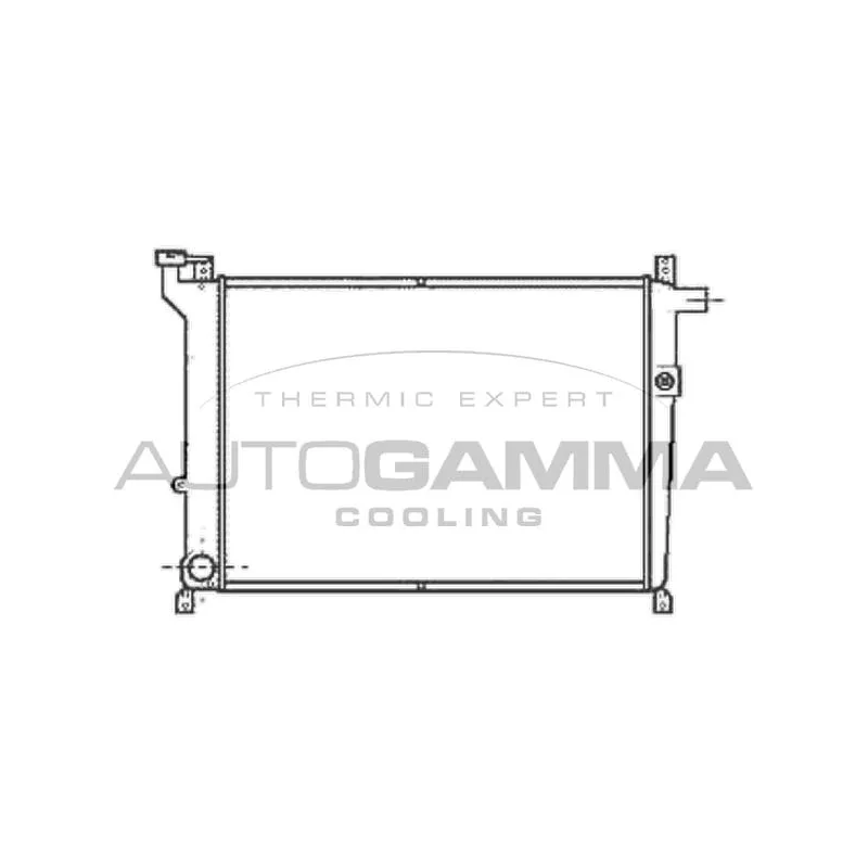 Radiateur, refroidissement du moteur AUTOGAMMA 100613