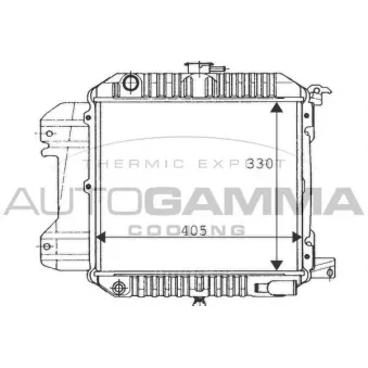 Radiateur, refroidissement du moteur AUTOGAMMA