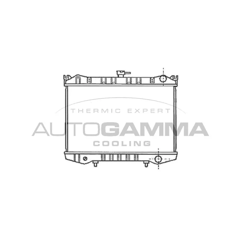 Radiateur, refroidissement du moteur AUTOGAMMA 100620