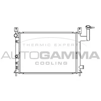 Radiateur, refroidissement du moteur AUTOGAMMA 100639