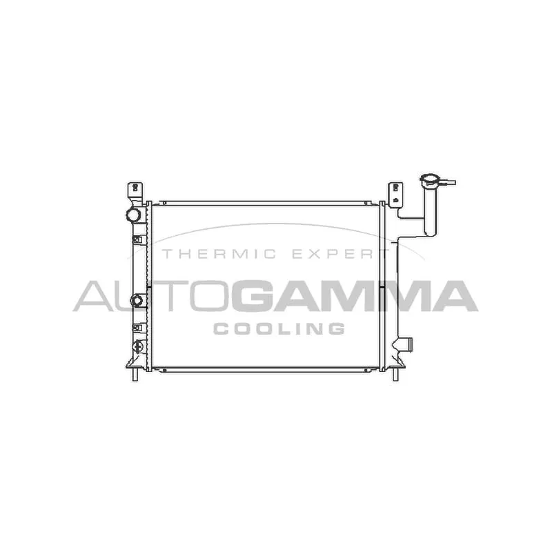 Radiateur, refroidissement du moteur AUTOGAMMA 100639