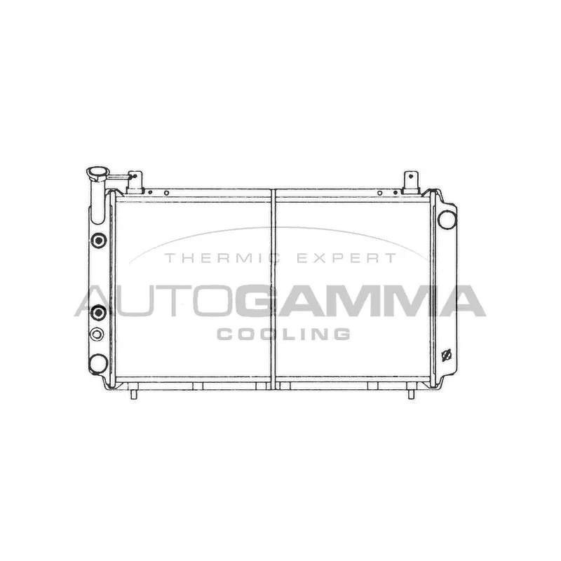 Radiateur, refroidissement du moteur AUTOGAMMA 100640