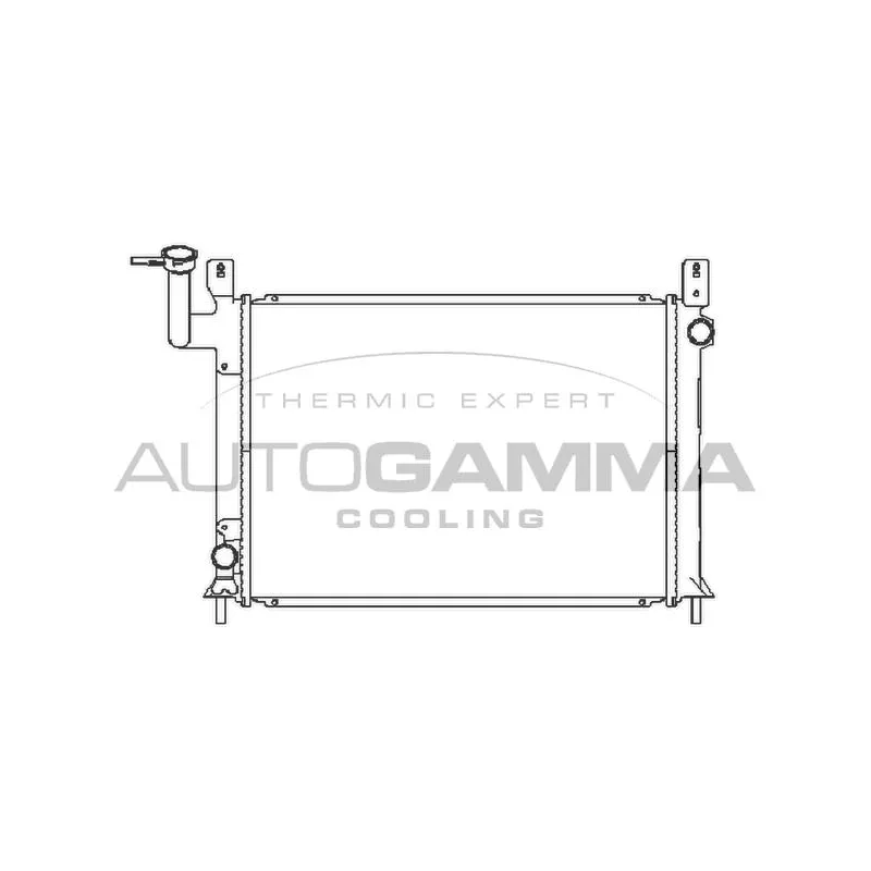 Radiateur, refroidissement du moteur AUTOGAMMA 100643