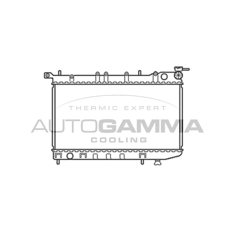 Radiateur, refroidissement du moteur AUTOGAMMA 100649